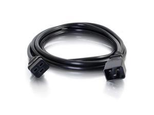 C2G Model 80624 9.84 ft. (3 M) 16 AWG 250 Volt 16 Amp Power Extension Cord (IEC 60320 C20 to IEC 60320 C19)