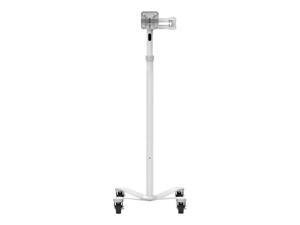 Compulocks Extended VESA Articulating Tablet Arm Rolling Cart - Cart - for LCD display - medical - white - screen size: