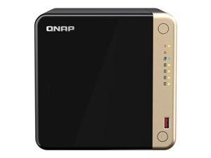 QNAP TS-464 - NAS server - SATA 6Gb/s - RAID 0, 1, 5, 6, 10, 50, JBOD, 60 - RAM 4 GB - 2.5 Gigabit Ethernet - iSCSI supp