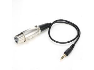 XLR Female to 3.5mm Microphone Cable, Unbalanced Female XLR to 3.5mm (1/8 Inch) TRS Stereo Mini Jack AUX Cord Audio Cable Adapt (1pcs) XLR Female to 3.5mm Microphone Cable, Unbalanced Female XLR to 3.5mm (1/8 Inch) TRS Stereo Mini Jack AUX Cord Audio Cable Adapt (1pcs)