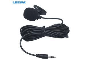 LEEWA 3.5mm TRS Microphone Kit Clip On For Car GPS Interior Handsfree Calls With Jack and 3M Cable #CA4253 (1pcs) LEEWA 3.5mm TRS Microphone Kit Clip On For Car GPS Interior Handsfree Calls With Jack and 3M Cable #CA4253 (1pcs)