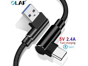 OLAF USB Type-C 90 Fast Charging usb c cable Type-C Data Cord Android Charger usb c USB Cable For Samsung S8 S9 S10 Note 8 (1pcs) OLAF USB Type-C 90 Fast Charging usb c cable Type-C Data Cord Android Charger usb c USB Cable For Samsung S8 S9 S10 Note 8 (1pcs)
