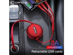 Cafele 3in1 USB Type-C Micro USB Cable Type-C for iPhone Charger Cable 1 3A Fast Charging USB C Cable (1pcs) Cafele 3in1 USB Type-C Micro USB Cable Type-C for iPhone Charger Cable 1 3A Fast Charging USB C Cable (1pcs)