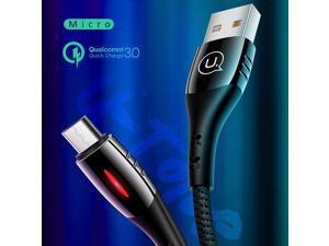 USB to Micro USB Cable Smart Power off Quick Charge QC3.0 LED Auto Disconnect smart charger cable for Android Samsung Huawei (1pcs) USB to Micro USB Cable Smart Power off Quick Charge QC3.0 LED Auto Disconnect smart charger cable for Android Samsung Huawei (1pcs)
