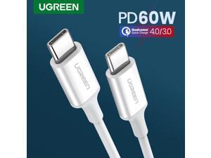 Ugreen PD 60W USB C to USB Type-C Cable QC4.0 3.0 Fast Charge Data Cable for Macbook Samsung S9 Plus USB C Cable for Huawei P30 (1pcs) Ugreen PD 60W USB C to USB Type-C Cable QC4.0 3.0 Fast Charge Data Cable for Macbook Samsung S9 Plus USB C Cable for Huawei P30 (1pcs)