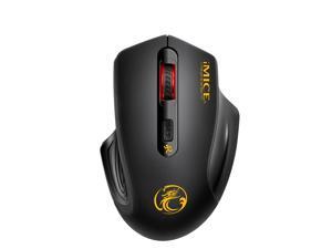 imice USB Wireless Mouse 2000DPI Adjustable USB 3.0 Receiver Optical Computer Mouse 2.4GHz Ergonomic Mice Silent for Laptop Gaming PC Desktop Widows Mouse Red