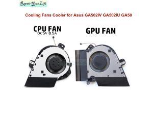Computer PC Cooling Fans Cooler for Asus GA502IV GA502IU GA502 GU502 ROG Zephyrus G15 CPU GPU VGN Fans FM8F 6033B0080401 DC 5V