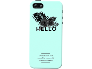 DailyObjects Hello Wonderful Blue Case For iPhone 5/5S DailyObjects Hello Wonderful Blue Case For iPhone 5/5S