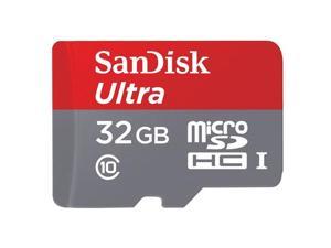 Sandisk Ultra 32GB MicroSD Memory Card MicroSDHC High Speed Class 10 for Motorola Moto Z Droid Force Droid Z2 Force - Samsung Galaxy J3 J5 J7, Note 3 4 Edge Note8, S5 S7 Edge S8 S8+, S9 S9+