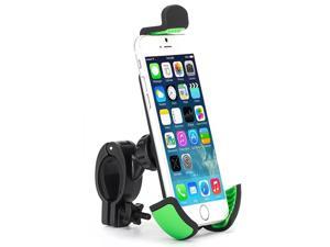 Premium Bicycle Mount Phone Holder Handlebar Cradle Rotating Dock Stand Strong Grip O2Q for ZTE Max Duo LTE XL, ZMax Pro Z981