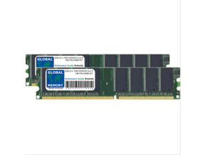 2GB (2 x 1GB) DDR 333MHz PC2700 184-PIN DIMM MEMORY RAM KIT FOR DESKTOPS/PCS