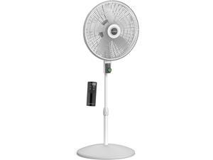  BLACK+DECKER 16 Stand Fan with Remote, White : Tools & Home  Improvement