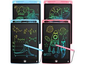 4 Pack LCD Writing Tablet for kids Doodle Board Writing Tablet with 85 Inch Colorful Screen Drawing Board Educational Toys for kids Best Gift Toys for Age 3 4 5 6 7 8 Year Old BlueBluePinkPink