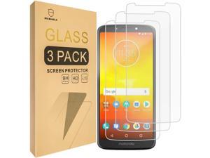 3PACKMrShield Designed For Motorola MOTO E5 Tempered Glass Screen Protector with Lifetime Replacement Welcome to consult
