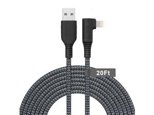 Extra Long USB C to Lightning Cable 20Ft/6M [Apple MFi Certified] iPhone  Fast Charger Cable USB-C Power Delivery Fast Charging Cord 3A (max) for  iPhone 13/12/11/XS/X/8 