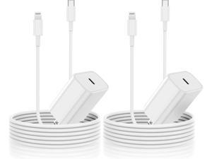 iPhone 14 13 12 Charger Fast Charging Block2Pack 20W Apple iPhone Charger Wall Plug with USB C to Lightning Cable Cord 6ftType C Power Adapter Cube Brick for iPhone 14 Pro13 Pro Max12 Mini11iPad