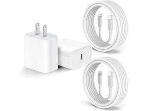 iPhone 14 13 12 11 Fast Charger Apple MFi Certified 2 Pack 20W PD USB C Wall Charger Block with 6TF Type C to Lightning Cable Compatible with iPhone 14Pro Max13Pro Max1211Pro XSXRiPad