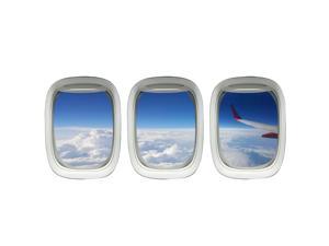 VWAQ Airplane Window Decal Cloud View Peel and Stick Aviation Wall Art Airplanes VWAQ-PPW27 VWAQ Airplane Window Decal Cloud View Peel and Stick Aviation Wall Art Airplanes VWAQ-PPW27