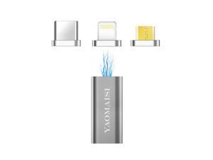 Magnetic Micro USB Adapter 3 In 1 Micro USB Converter for iPhone for Android Magnetic Micro USB Adapter 3 In 1 Micro USB Converter for iPhone for Android