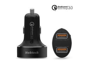 USB Type C Car Charger, Nekteck Dual Quick charge 3.0 36W Dual USB Car Charger Rapid Charging Adapter for Apple and Google Pixel 2/ Pixel/ Pixel XL Samsung Galaxy Note 8/ S8/ S8/S9 Plus and More USB Type C Car Charger, Nekteck Dual Quick charge 3.0 36W Dual USB Car Charger Rapid Charging Adapter for Apple and Google Pixel 2/ Pixel/ Pixel XL Samsung Galaxy Note 8/ S8/ S8/S9 Plus and More