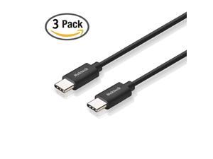 Nekteck 3PACK USB Type C (USB-C) to USB Type-C Data & Charging Cable Reversible Design for,Galaxy S8 S8 Plus/S9 S9 Plus, LG G5/G6, Google Nexus Pixel/ Pixel XL, 5X 6P and More, Black - 3.3ft Nekteck 3PACK USB Type C (USB-C) to USB Type-C Data & Charging Cable Reversible Design for,Galaxy S8 S8 Plus/S9 S9 Plus, LG G5/G6, Google Nexus Pixel/ Pixel XL, 5X 6P and More, Black - 3.3ft