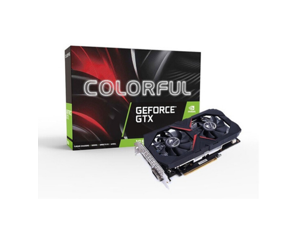 Colorful GeForce GTX 1650 4G DDR6 Gaming, Dual Fan, Metal Backplate ,PCI Express 3.0 16X,HDMI, DisplayPort, DVI-D, 1x 6-pin Power Connector Colorful GeForce GTX 1650 4G DDR6 Gaming, Dual Fan, Metal Backplate ,PCI Express 3.0 16X,HDMI, DisplayPort, DVI-D, 1x 6-pin Power Connector