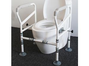 KerLiTar A02G Foldable&Free-Assembly Toilet Safety Frame for Elderly with Adjustable Height, 330 Ib Heavy Bathroom Toilet Safety Rail for Disable with Upgrade Large Non-Slip Mat, Fit All Toilets KerLiTar A02G Foldable&Free-Assembly Toilet Safety Frame for Elderly with Adjustable Height, 330 Ib Heavy Bathroom Toilet Safety Rail for Disable with Upgrade Large Non-Slip Mat, Fit All Toilets