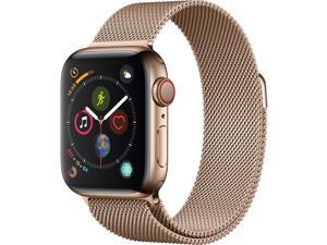 Apple Watch Series 4 (GPS + Cellular), 40mm Gold Stainless Steel Case with Gold Milanese Loop - Gold Stainless Steel - MTUT2LL/A Apple Watch Series 4 (GPS + Cellular), 40mm Gold Stainless Steel Case with Gold Milanese Loop - Gold Stainless Steel - MTUT2LL/A