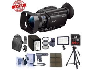 Sony FDR-AX700 4K Camcorder w/ Microphone Deluxe bundle Sony FDR-AX700 4K Camcorder w/ Microphone Deluxe bundle