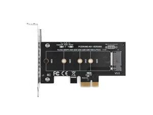 M.2 NVME Adapter M.2 SSD to PCIE 3.0 X1 Expansion Card Converter Riser Card M Key Connector for M2 NGFF NVMe SSD hard drive