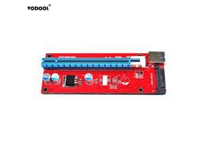 est 007S PCI-E Extender Riser Card USB 3.0 164P PCI-E Express 1x to 16x Extender Riser Card Power 6Pin SATA for Mining est 007S PCI-E Extender Riser Card USB 3.0 164P PCI-E Express 1x to 16x Extender Riser Card Power 6Pin SATA for Mining