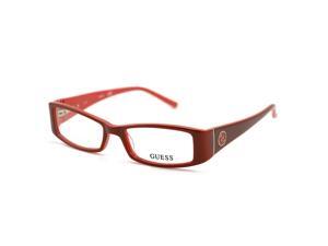Guess Women's Eyeglasses GU2537 066 Red 51 16 135 Full Rim Guess Women's Eyeglasses GU2537 066 Red 51 16 135 Full Rim
