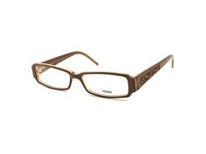 Fendi Women's Eyeglasses FF664 241 Walnut 53 14 140 Full Rim Rectangle Fendi Women's Eyeglasses FF664 241 Walnut 53 14 140 Full Rim Rectangle