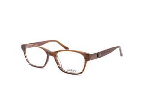 Guess Women GU2356 BRN Brown 52 16 140 Full Rim Square Guess Women GU2356 BRN Brown 52 16 140 Full Rim Square