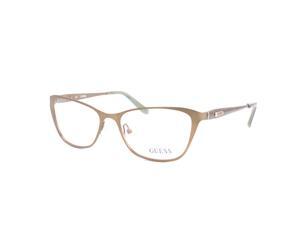 Guess Women GU2425 BRN Metallic Brown 52 16 135 Full Rim Cat Eye Guess Women GU2425 BRN Metallic Brown 52 16 135 Full Rim Cat Eye