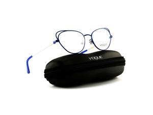 Vogue Eyeglasses VO 4056 5054 Pastel Blue/White Full Rim Metal 52 17 135 Vogue Eyeglasses VO 4056 5054 Pastel Blue/White Full Rim Metal 52 17 135