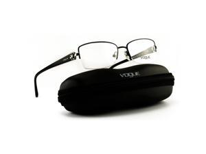 Vogue Eyeglasses VO 3875-B 352 Black Semi-Rimless Metal 54 17 135 Vogue Eyeglasses VO 3875-B 352 Black Semi-Rimless Metal 54 17 135