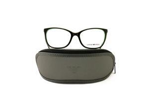 Emporio Armani EA3053 Eyeglasses 5351 Brown/Green Line/Green 52 17 140 Emporio Armani EA3053 Eyeglasses 5351 Brown/Green Line/Green 52 17 140