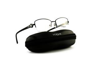 Vogue Eyeglasses VO 3985-B 352 Black Semi-Rimless Metal 52 17 135 Vogue Eyeglasses VO 3985-B 352 Black Semi-Rimless Metal 52 17 135