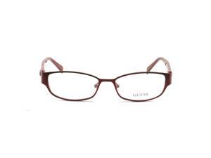 Guess Women's Eyeglasses GU 2412 O92 Satin Red 52 16 135 Full Rim Guess Women's Eyeglasses GU 2412 O92 Satin Red 52 16 135 Full Rim