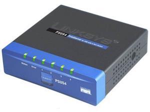 Cisco-Linksys PSUS4 PrintServer for USB with 4 Port Switch Cisco-Linksys PSUS4 PrintServer for USB with 4 Port Switch