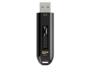 Silicon Power 8GB Flash Drive Blaze B21 USB3.0/3.1G1 High Performance Black (SP008GBUF3B21V1K)