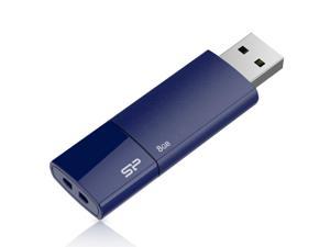 Silicon Power Ultima U05 8GB USB 2.0 Flash Drive - Deep Blue (SP008GBUF2U05V1D)