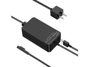 Surface Pro 3 & 4 & 6 Charger Power Adapter, 44w Surface Pro Charger Supply Compatible Microsoft Surface Pro 6 Pro 5 Pro 4 Surface Laptop 2 & Surface Go with 5V 1A USB Charging Port