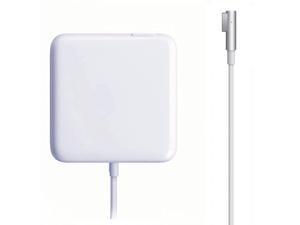 Mac Book Pro Charger, 60W Magsafe1 Power Adapter L-Tip Magnetic Connector Charger for Mac Book and 13-inch Mac Book Pro(Before Mid 2012 Models) (White)