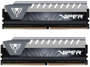 Patriot Viper Elite Series DDR4 8GB (2x4GB) 2666MHz PC4-21300 Dual Channel Kit (Black/Grey) PVE48G266C6KGY Patriot Viper Elite Series DDR4 8GB (2x4GB) 2666MHz PC4-21300 Dual Channel Kit (Black/Grey) PVE48G266C6KGY