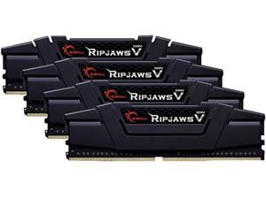 G.Skill RipJaws V Series BLACK 64GB (4 x 16GB) 288-Pin SDRAM DDR4 3200 (PC4-25600) CL16-18-18-38 1.35V Quad Channel Desktop Memory Model