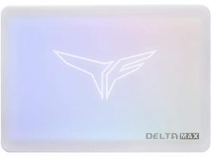 TEAMGROUP T-Force Delta MAX White ARGB 1TB SSD with DRAM Cache 3D NAND TLC 2.5 Inch SATA III Internal SSD(R/W Speed up to 560/510 MB/s) T253TM001T3C402 TEAMGROUP T-Force Delta MAX White ARGB 1TB SSD with DRAM Cache 3D NAND TLC 2.5 Inch SATA III Internal SSD(R/W Speed up to 560/510 MB/s) T253TM001T3C402