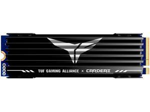 TEAMGROUP T-Force CARDEA II Compatible for TUF Gaming 1TB with DRAM SLC Cache and Gaming Fin Heatsink 3D NAND TLC NVMe Gen3x4 PCIe M.2 2280 Internal SSD Read/Write 3,400/3,000 MB/s TM8FPB001T0C310 TEAMGROUP T-Force CARDEA II Compatible for TUF Gaming 1TB with DRAM SLC Cache and Gaming Fin Heatsink 3D NAND TLC NVMe Gen3x4 PCIe M.2 2280 Internal SSD Read/Write 3,400/3,000 MB/s TM8FPB001T0C310