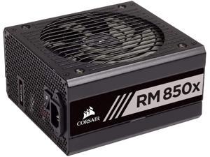 Corsair RMX Series, RM850x, 850 Watt, 80+ Gold Certified, Fully Modular Power Supply (Low Noise, Zero RPM Fan Mode, 105°C Capacitors, Fully Modular Cables, Compact Size) Black